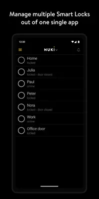 Nuki Smart Lock android App screenshot 1